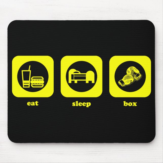 Coma. Sono. Caixa. Mousepad (Frente)