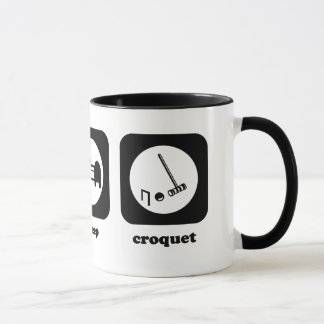 Coma. Sono. Croquet. Caneca