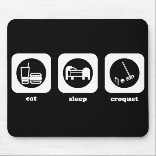 Coma. Sono. Croquet. Mousepad