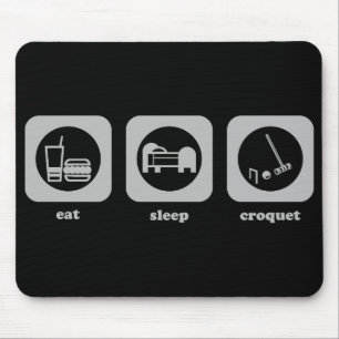 Coma. Sono. Croquet. Mousepad