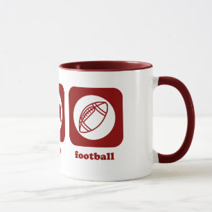 Coma. Sono. Futebol. Caneca