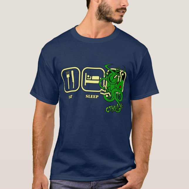 Coma - sono - o t-shirt de Cthulhu (Frente)
