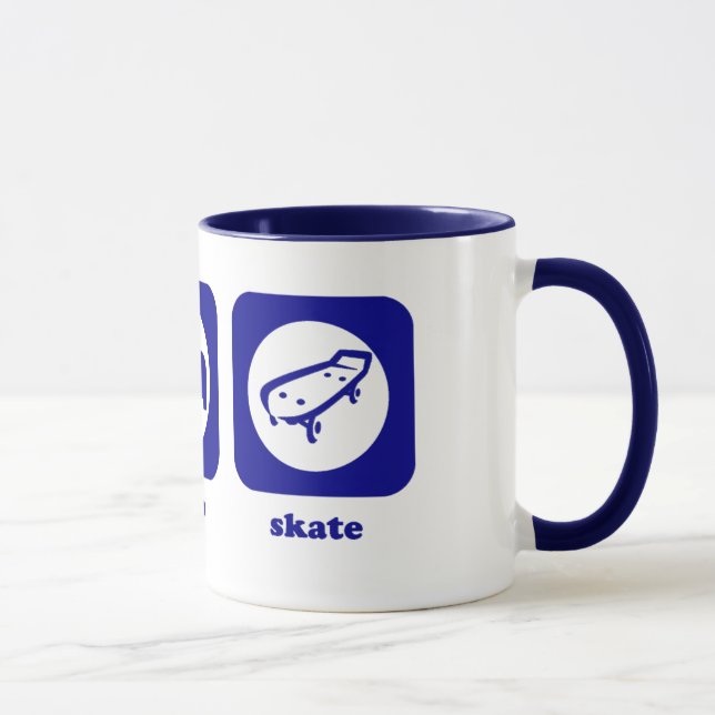 Coma. Sono. Skate. Caneca (Direita)