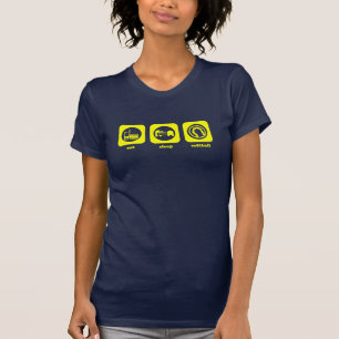 Coma. Sono. Softball. T-shirt
