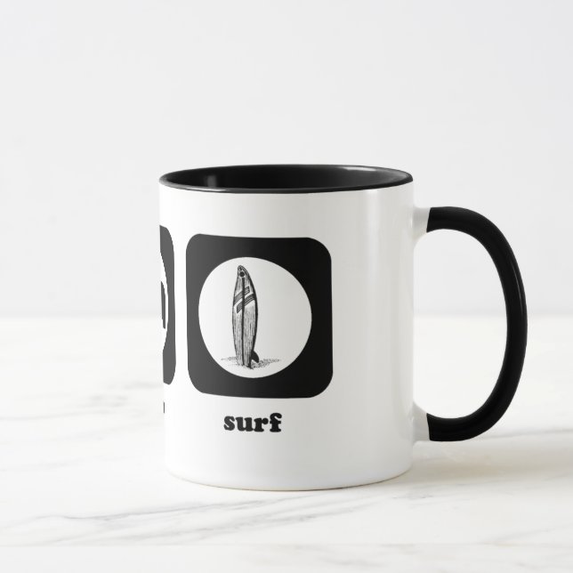 Coma. Sono. Surf. Caneca (Direita)
