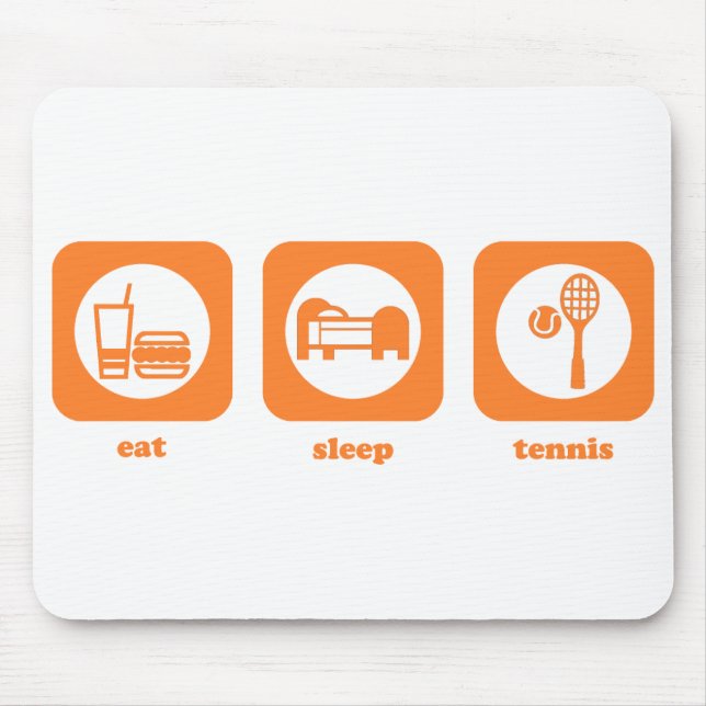 Coma. Sono. Tênis. Mousepad (Frente)