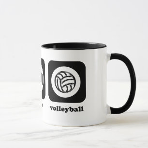 Coma. Sono. Voleibol. Caneca