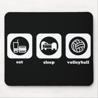 Coma. Sono. Voleibol. Mousepad