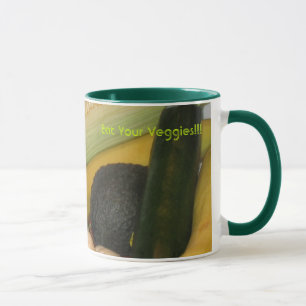 Coma sua caneca dos vegetarianos