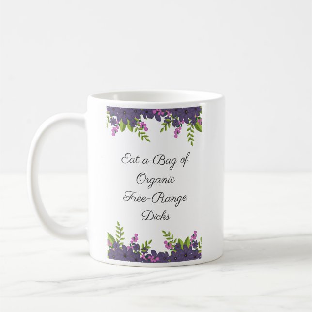 Coma um saco da caneca do d (Esquerda)