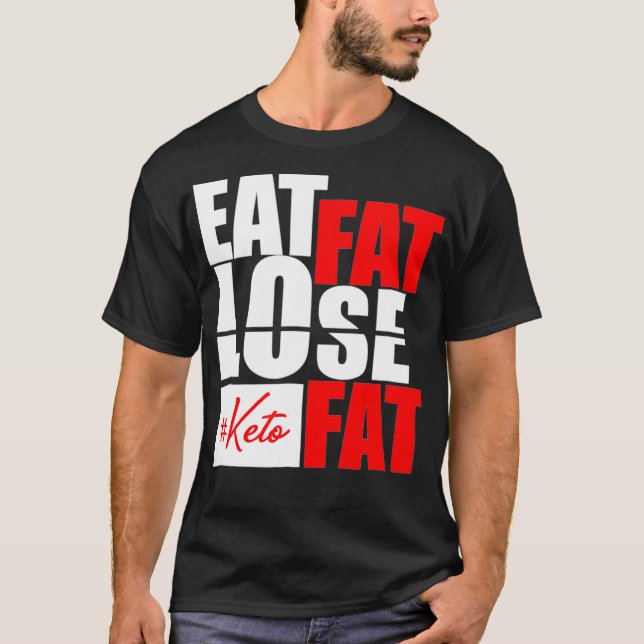 Coma uma camisa engraçada da dieta de Gordura-Perd (Frente)