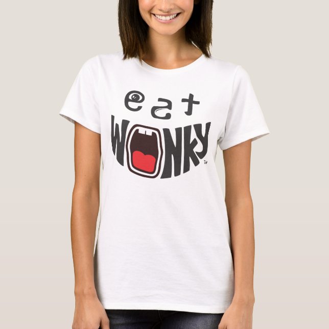 coma Wonky "ele é bebê do molho!" T-shirt (Frente)