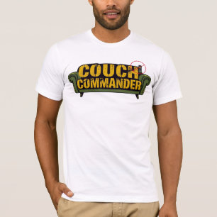 Comandante do sofá - T-Shirt Pai Engraçado e pregu