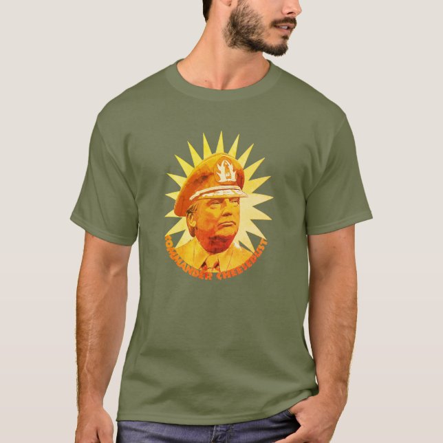 Comandante em T-Shirt de Queijo (Frente)