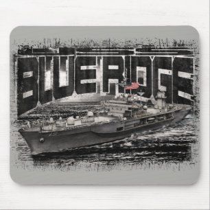 Comando de nave Blue Ridge Mousepad