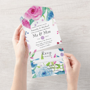 Combinação de cores Ultra Violeta Casamento Floral