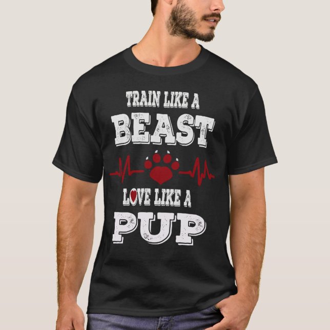 COMBOIO COMO UM AMOR BEAST COMO UM T-Shirt Masculi (Frente)