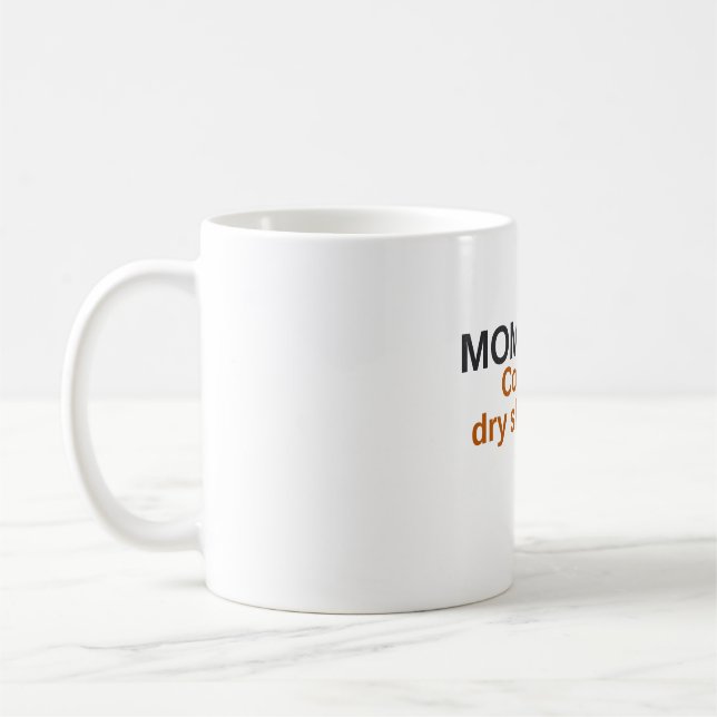 Combustível de Mãe: Caneca de Café Engraçada de Ca (Esquerda)