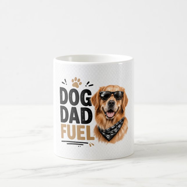Combustível de Papai Cachorro Caneca de Café Engra (Centro)