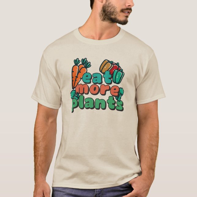Come mais plantas, camiseta masculina (Frente)