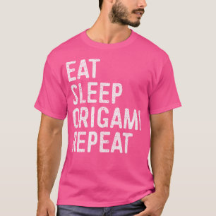 Come Sleep Origami Repete Origami Engraçada Camisa