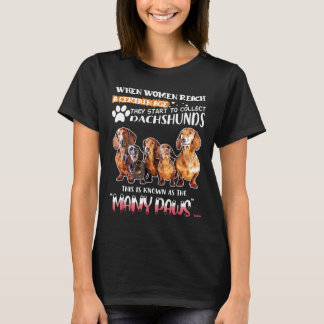 Começam A Coletar Camisetas de cão Dachshund