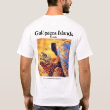 Comece a explorar hoje - Camisa T das Ilhas Galápa