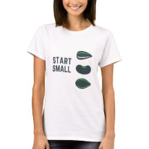 Comece Pequeno – Camiseta Minimalista de Jardineir