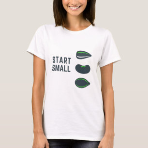 Comece Pequeno – Camiseta Minimalista de Jardineir