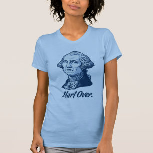 Comece sobre o t-shirt