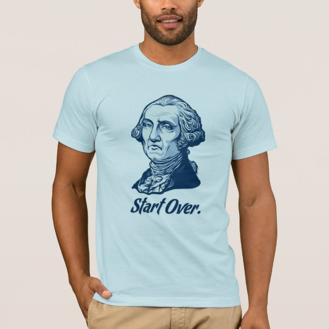 Comece sobre o t-shirt de George Washington (Frente)