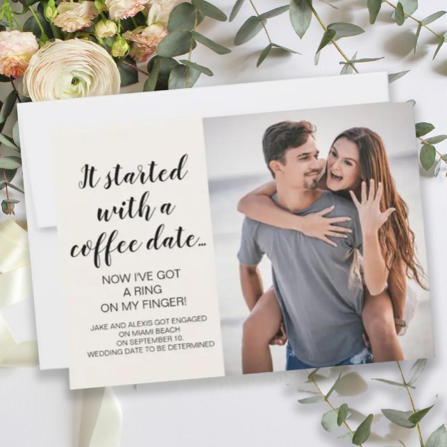 Começou Com O Anúncio De Foto Do Noivado (Criador carregado)