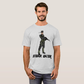 Comedor do bife - t-shirt com Hank contínuo