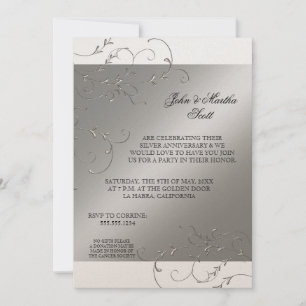 Comemorando 25 anos, Convite de Aniversário de 25 