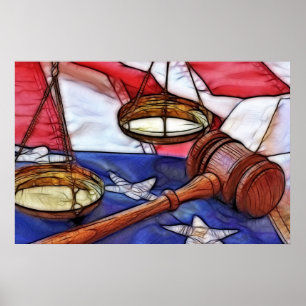 Comemorando o poster da lei