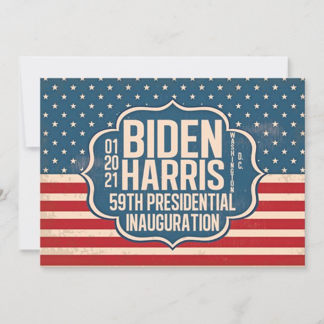 Comemorativa da 59ª posse de Biden Harris (Frente)