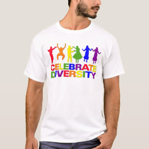 Comemore a camisa da diversidade - escolha o