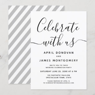 Comemore connosco o convite do casamento da