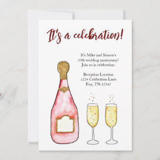 Comemore o aniversário de casamento com convite de