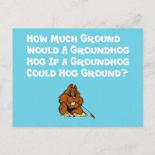 Comemore o cartão do dia de Groundhog
