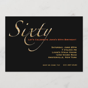 Comemore o convite 60