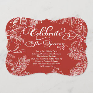 Comemore o convite da festa natalícia da estaçã