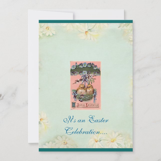 Comemore o convite da páscoa (Frente)