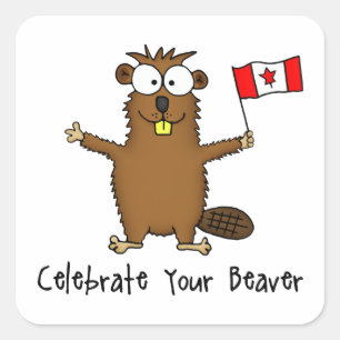 Comemore suas etiquetas do castor