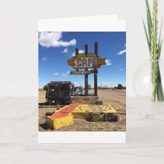 comensal no cartão do tucumcari (vazio para (Frente)