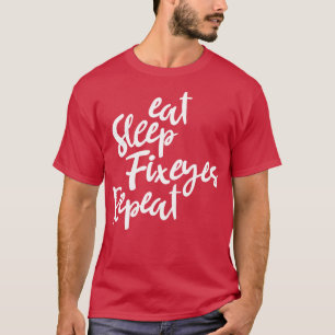 comer dormir consertar os olhos dormir camisa opto