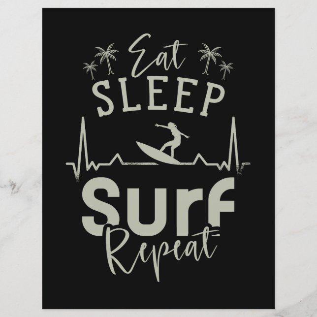 Comer Dormir Surfar Repetir (Frente)