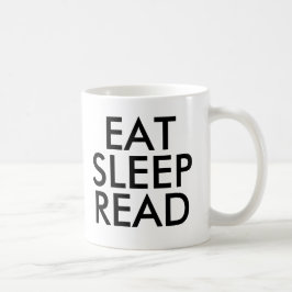Comer Suspensão Ler caneca | Cute Book Lover Mug