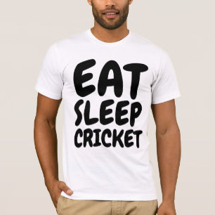COMER T-shirts DE CRICKET DE SONO