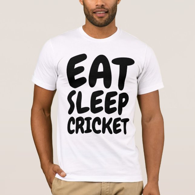 COMER T-shirts DE CRICKET DE SONO (Frente)